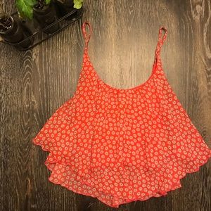 FLORAL CROP TOP BLOUSE